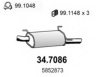 ASSO 34.7086 End Silencer